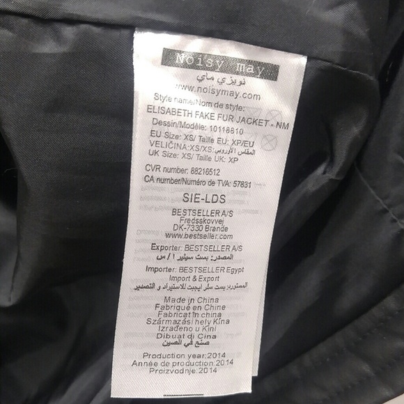 🐆 NWOT Faux Fur Leopard Cheetah Animal Print Long Coat Big Collar Sm Med - Picture 7 of 8